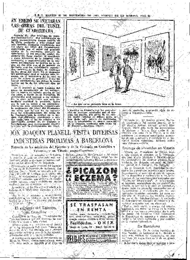 ABC MADRID 22-11-1960 página 63
