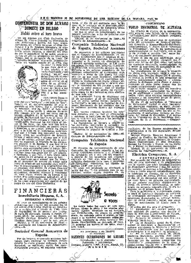 ABC MADRID 22-11-1960 página 76