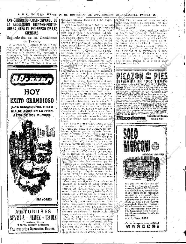 ✳El 24 de enero de 1960, ABC anunciaba una de las mayores proezas