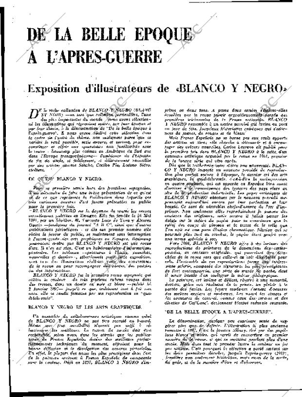BLANCO Y NEGRO MADRID 26-11-1960 página 14