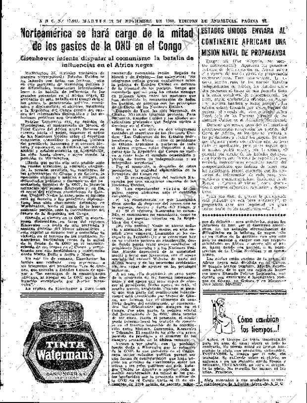 ABC SEVILLA 29-11-1960 página 27