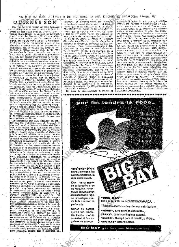 ABC SEVILLA 08-12-1960 página 25