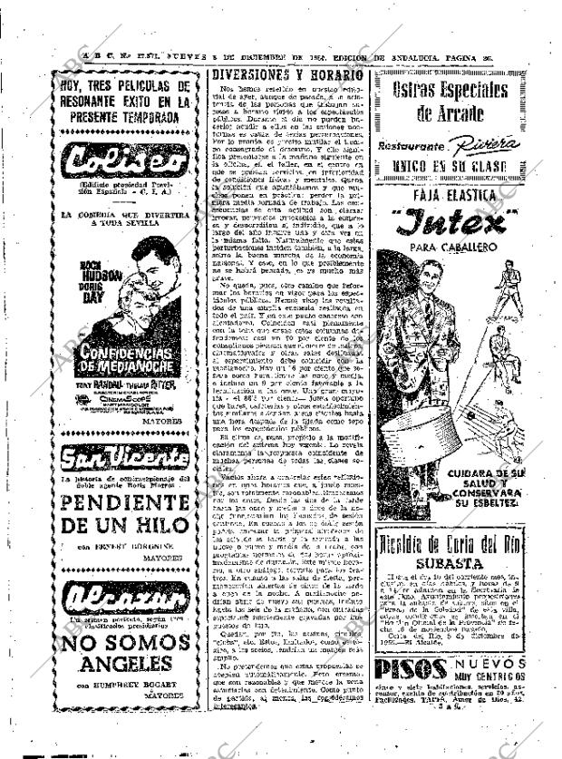 ABC SEVILLA 08-12-1960 página 26