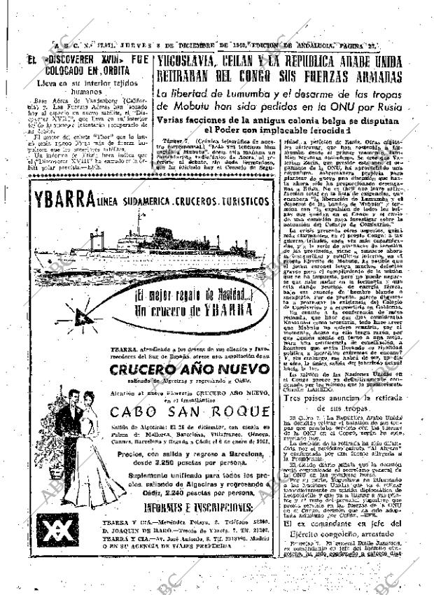 ABC SEVILLA 08-12-1960 página 27