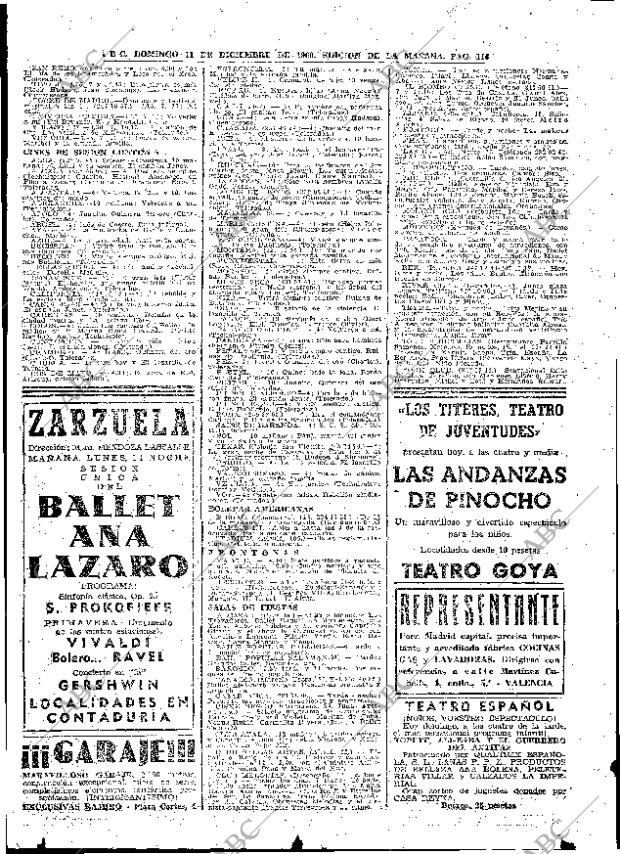 ABC MADRID 11-12-1960 página 116