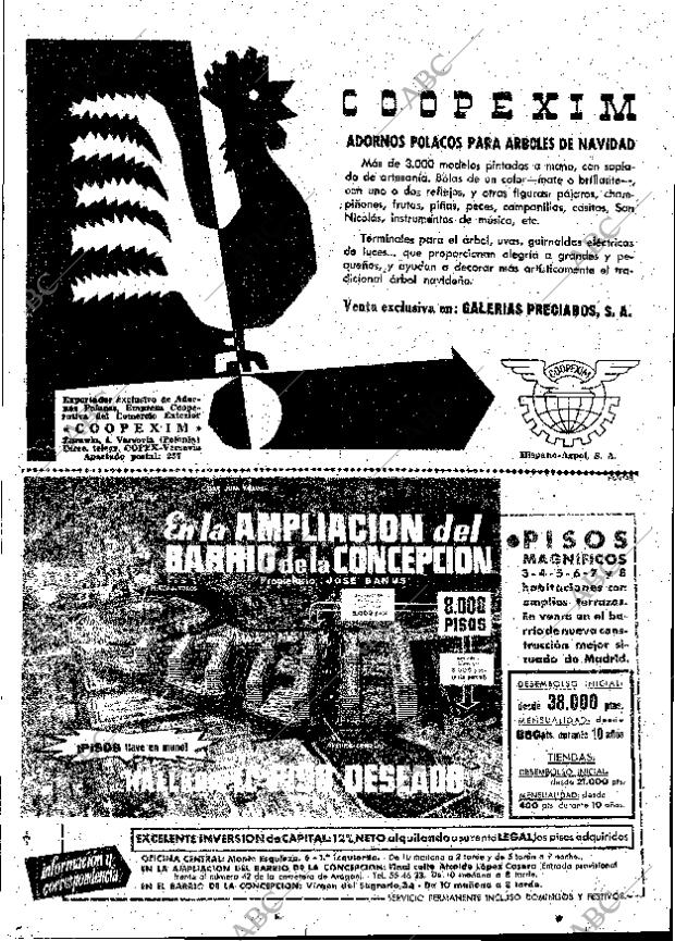 ABC MADRID 17-12-1960 página 44