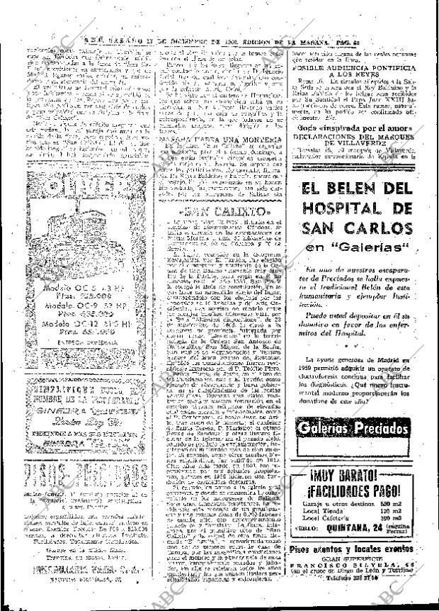 ABC MADRID 17-12-1960 página 50