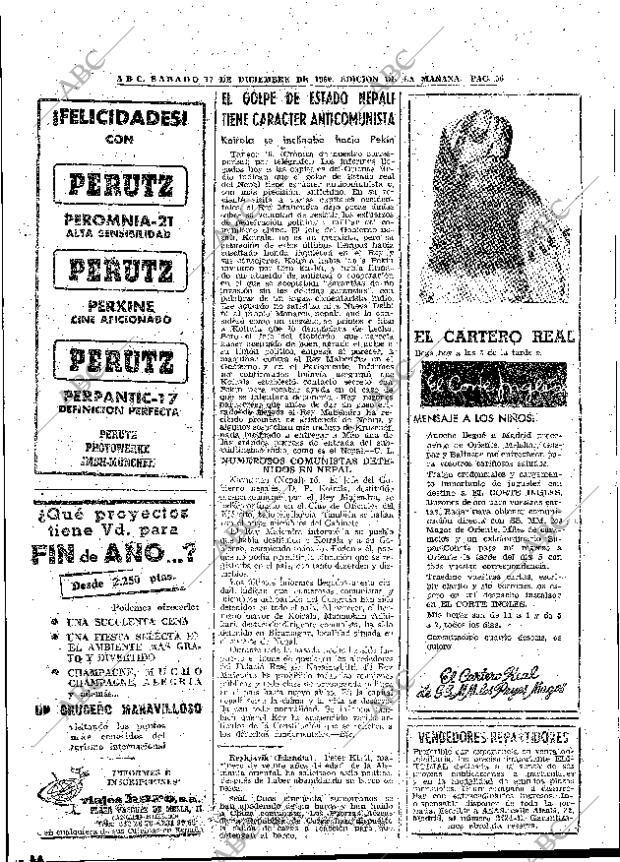 ABC MADRID 17-12-1960 página 56