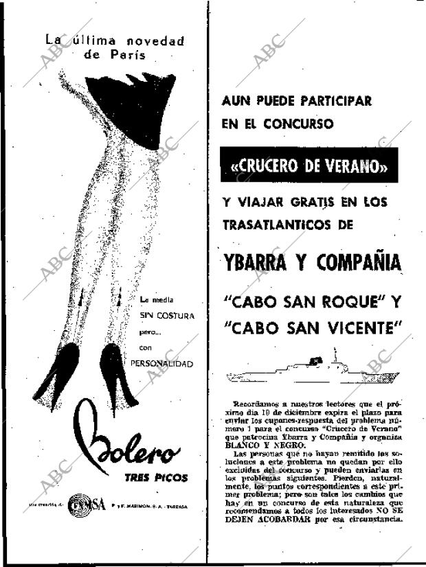 BLANCO Y NEGRO MADRID 17-12-1960 página 62