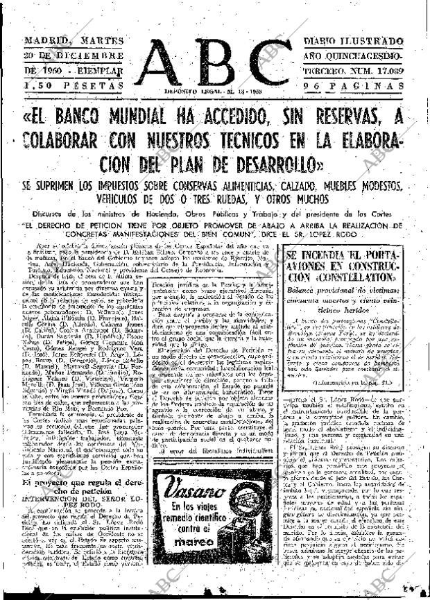 ABC MADRID 20-12-1960 página 41