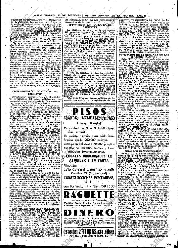 ABC MADRID 20-12-1960 página 43