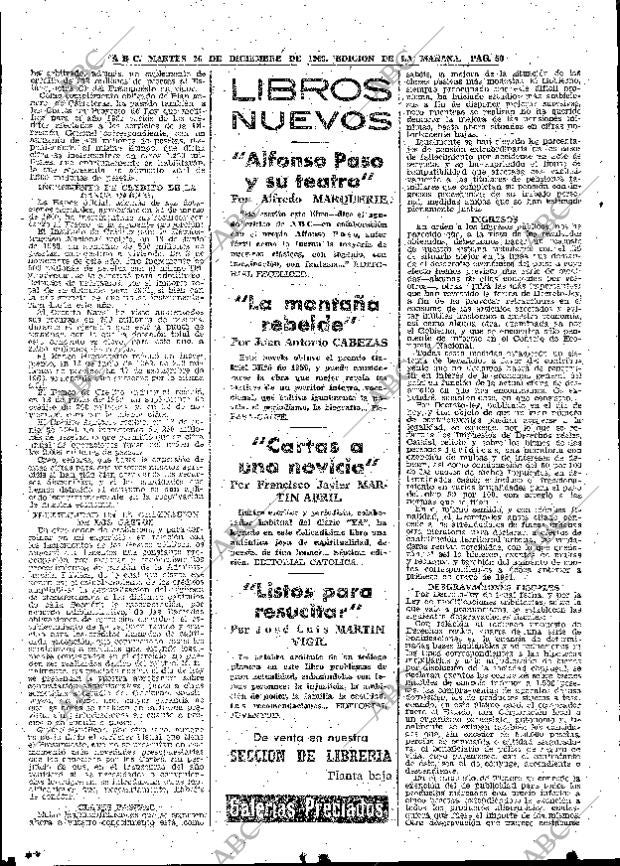 ABC MADRID 20-12-1960 página 44