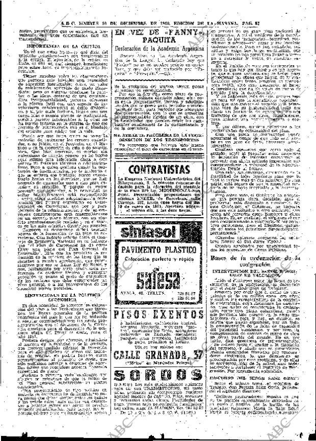 ABC MADRID 20-12-1960 página 51
