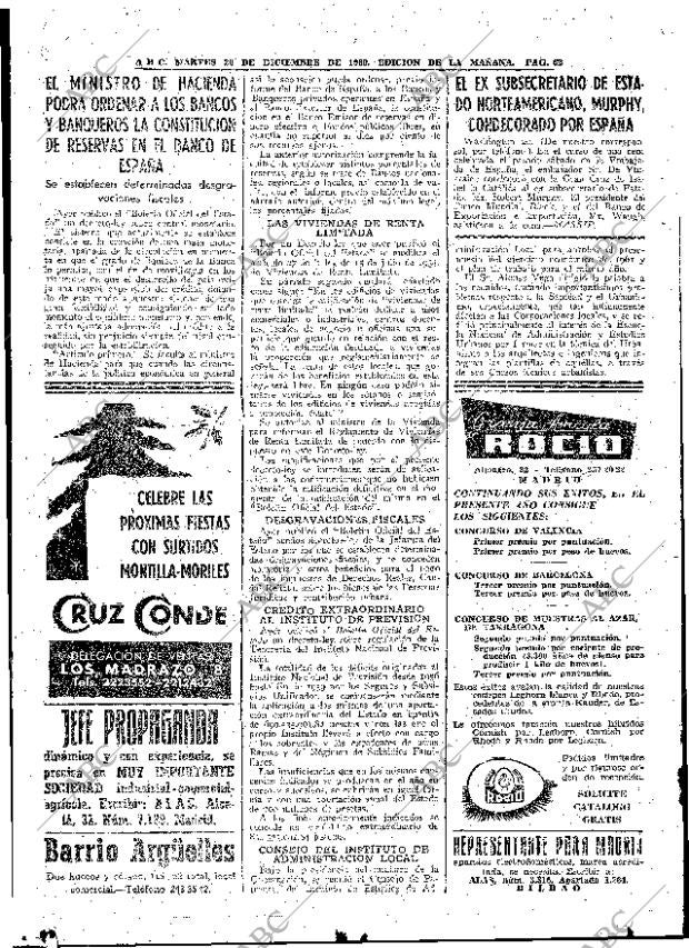 ABC MADRID 20-12-1960 página 56