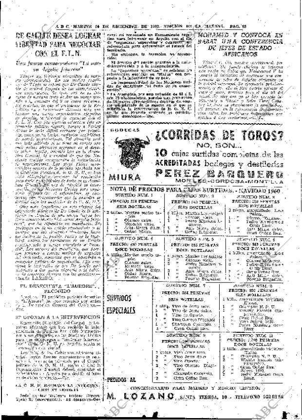 ABC MADRID 20-12-1960 página 59