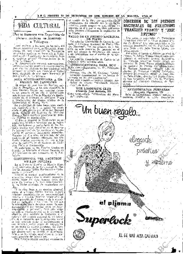 ABC MADRID 20-12-1960 página 61