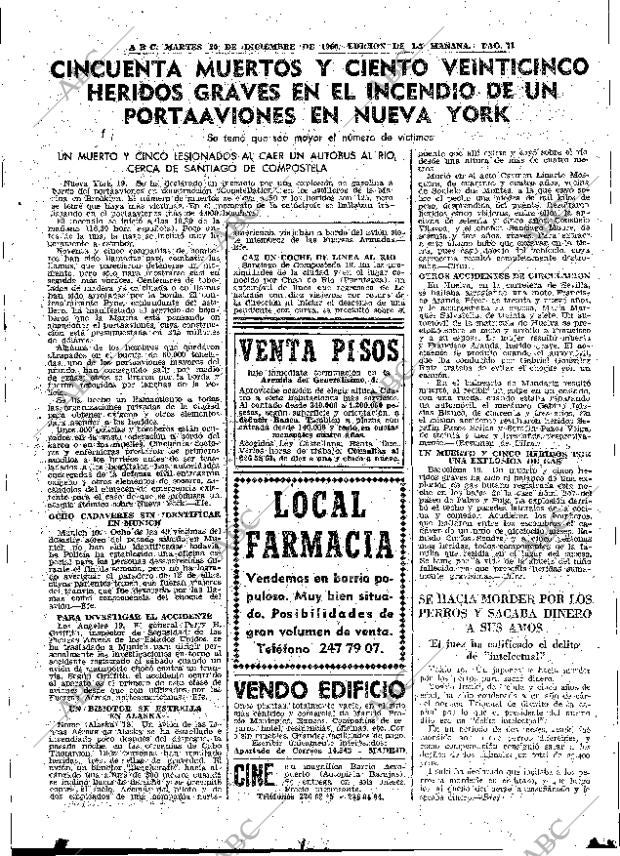 ABC MADRID 20-12-1960 página 65
