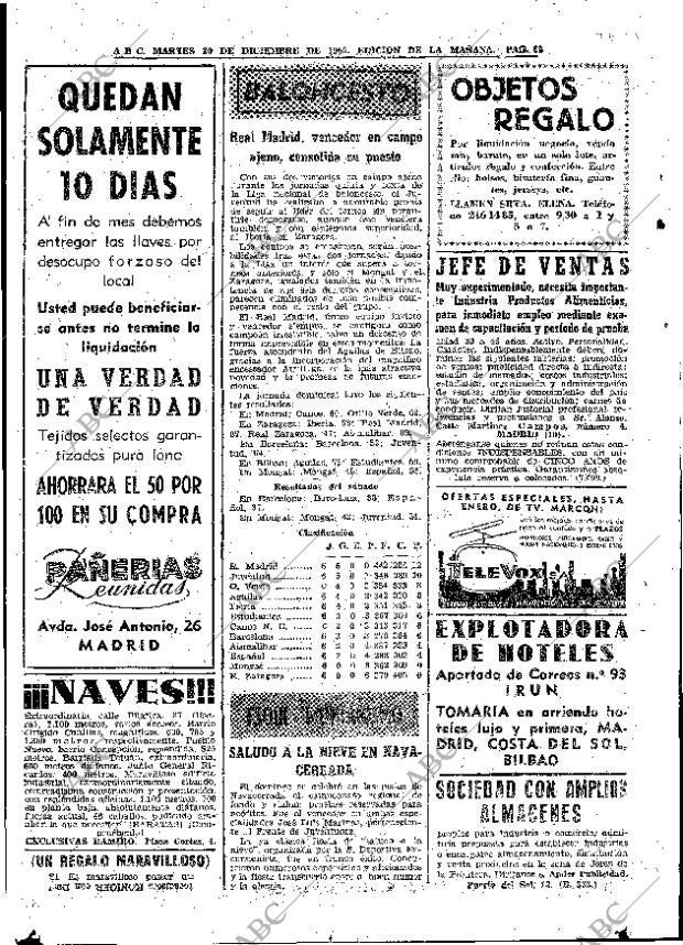 ABC MADRID 20-12-1960 página 74