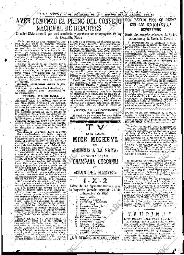 ABC MADRID 20-12-1960 página 75