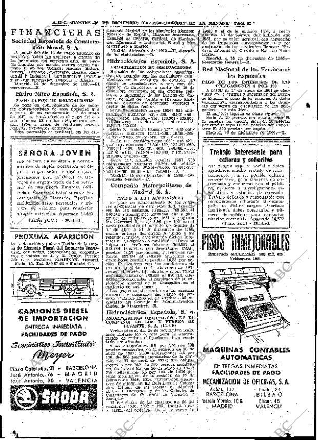 ABC MADRID 20-12-1960 página 76
