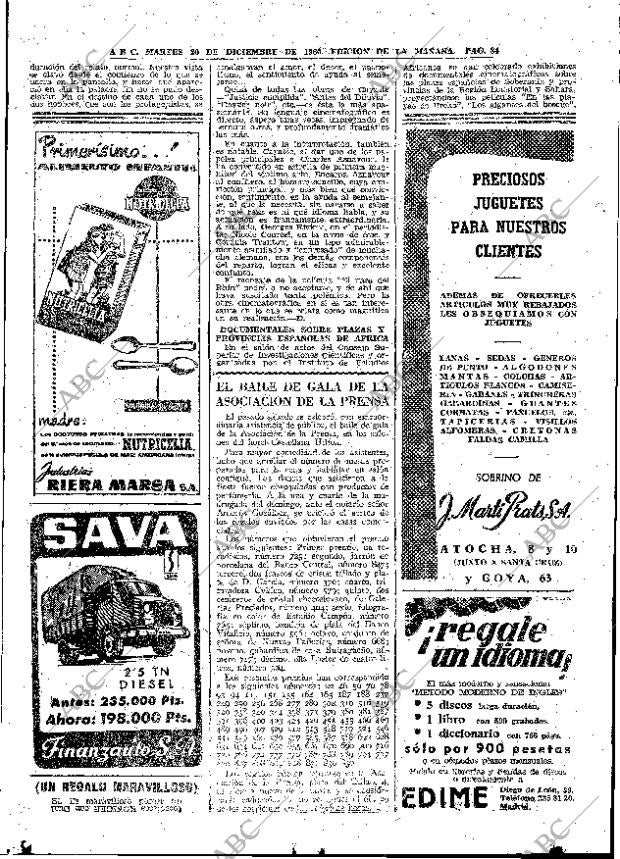 ABC MADRID 20-12-1960 página 78