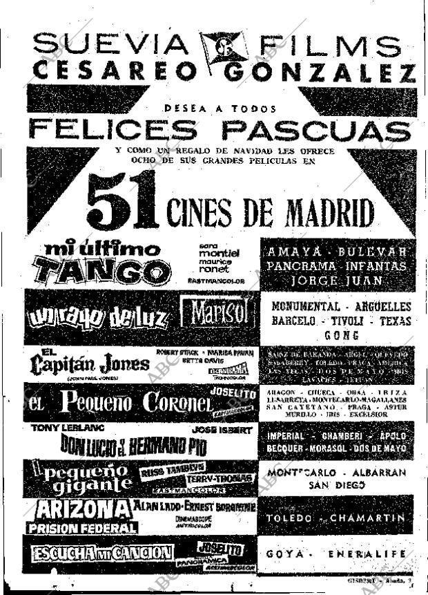 ABC MADRID 23-12-1960 página 25