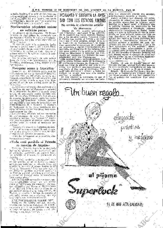 ABC MADRID 23-12-1960 página 61