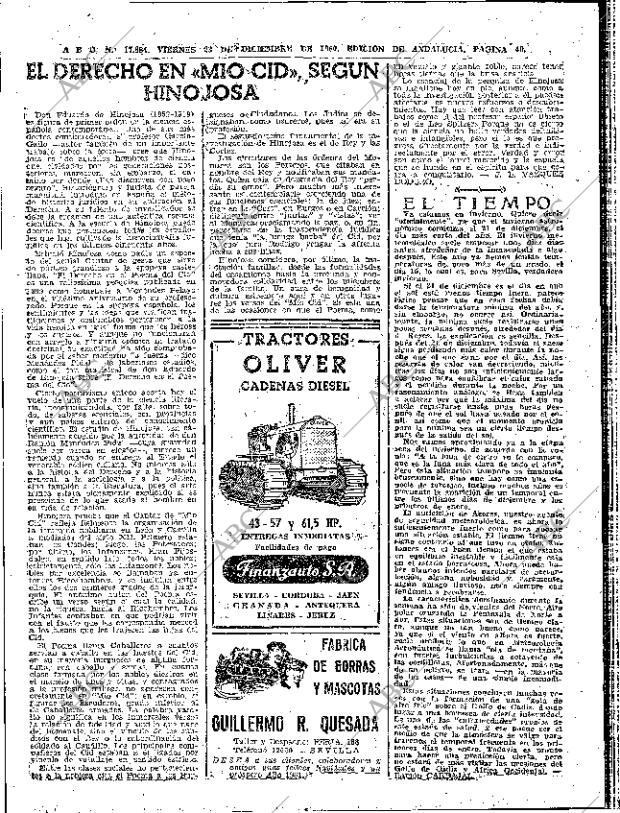 ABC SEVILLA 23-12-1960 página 38