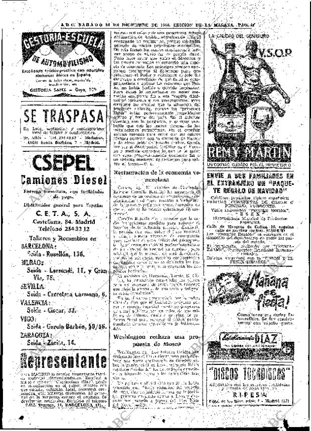 ABC MADRID 24-12-1960 página 50