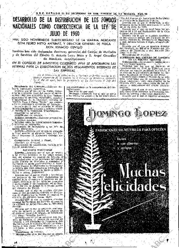 ABC MADRID 24-12-1960 página 53