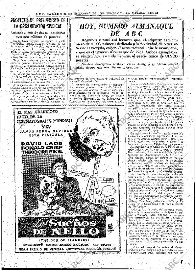 ABC MADRID 24-12-1960 página 55