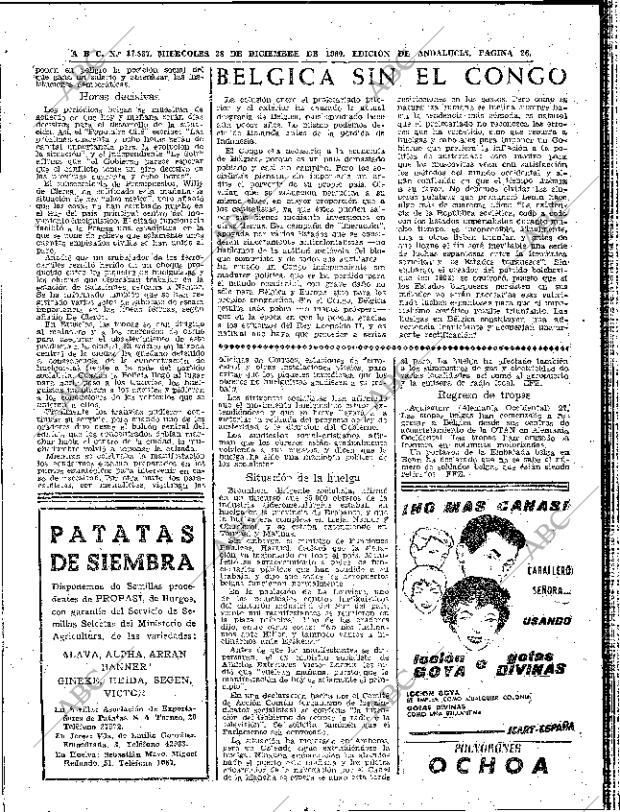 ABC SEVILLA 28-12-1960 página 26