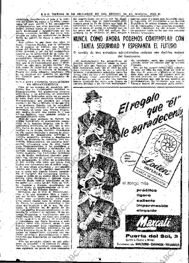 ABC MADRID 30-12-1960 página 51