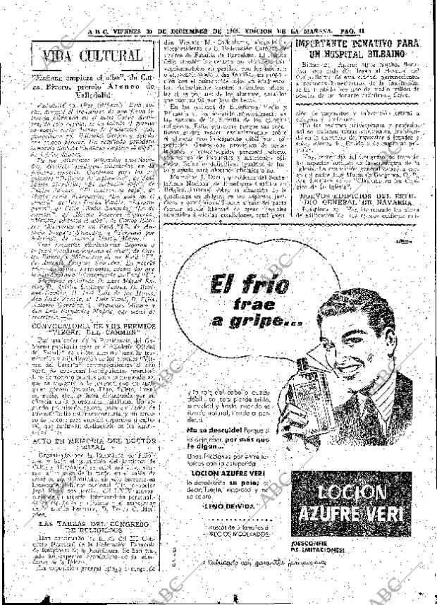 ABC MADRID 30-12-1960 página 61