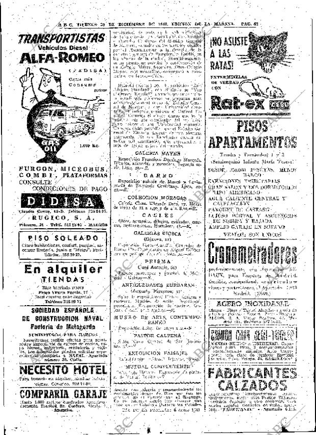 ABC MADRID 30-12-1960 página 62