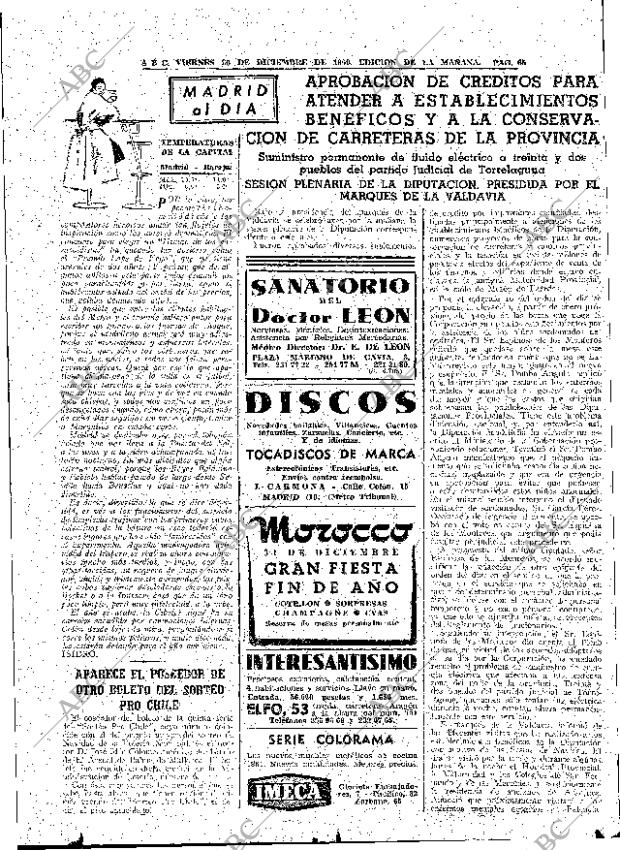 ABC MADRID 30-12-1960 página 65