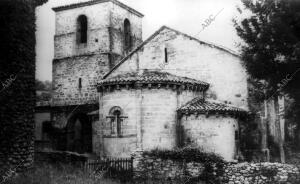 Vista general de los Absídes Románicos del convento de san Pedro de Viilanueva