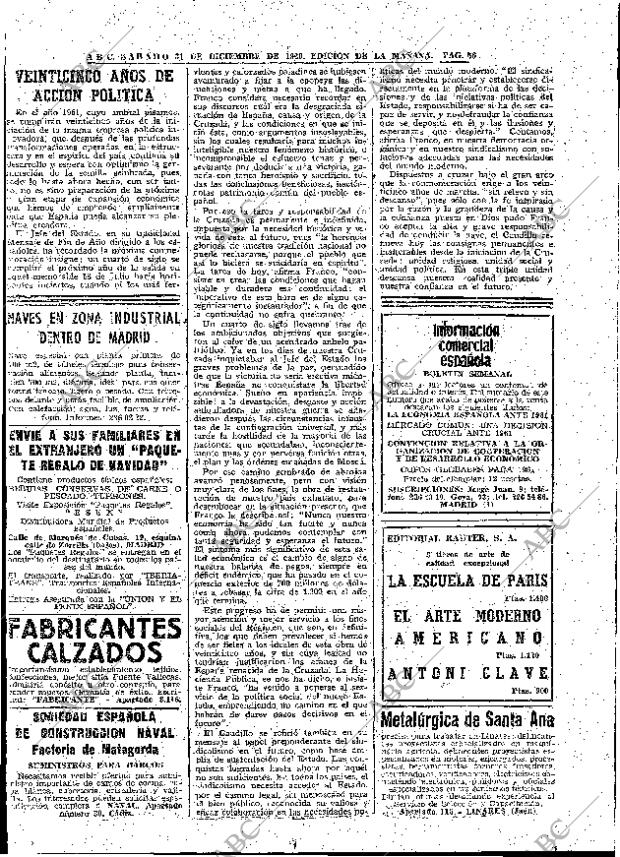 ABC MADRID 31-12-1960 página 56
