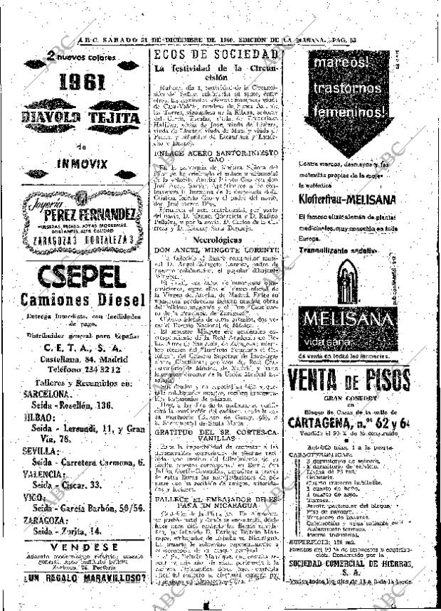ABC MADRID 31-12-1960 página 58