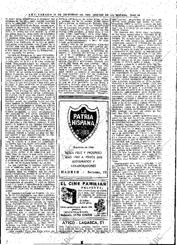 ABC MADRID 31-12-1960 página 60