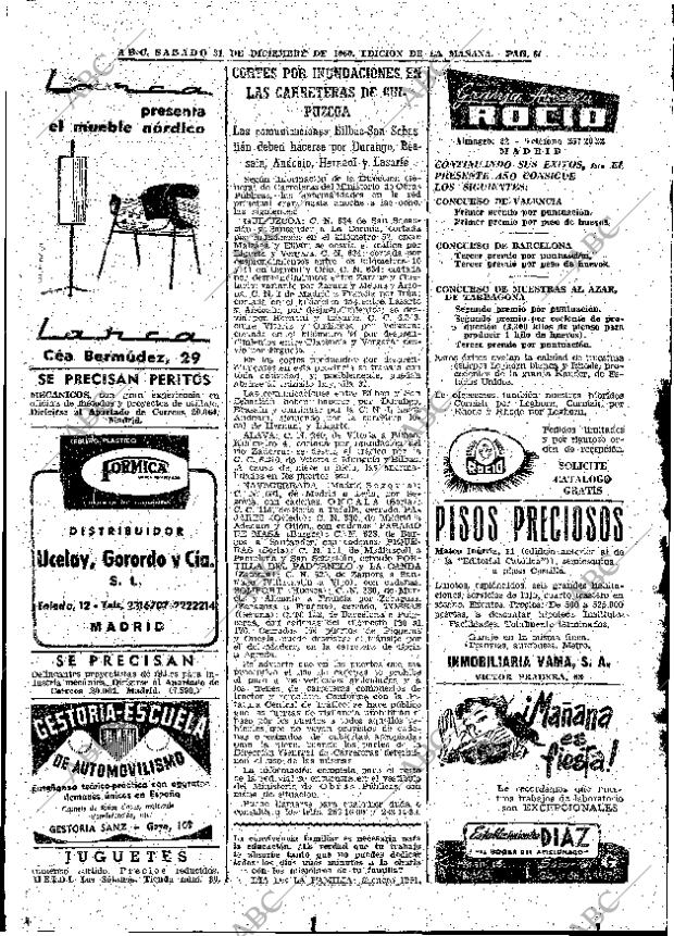 ABC MADRID 31-12-1960 página 66
