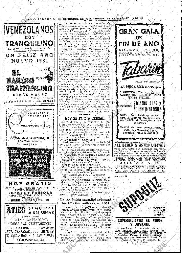 ABC MADRID 31-12-1960 página 68