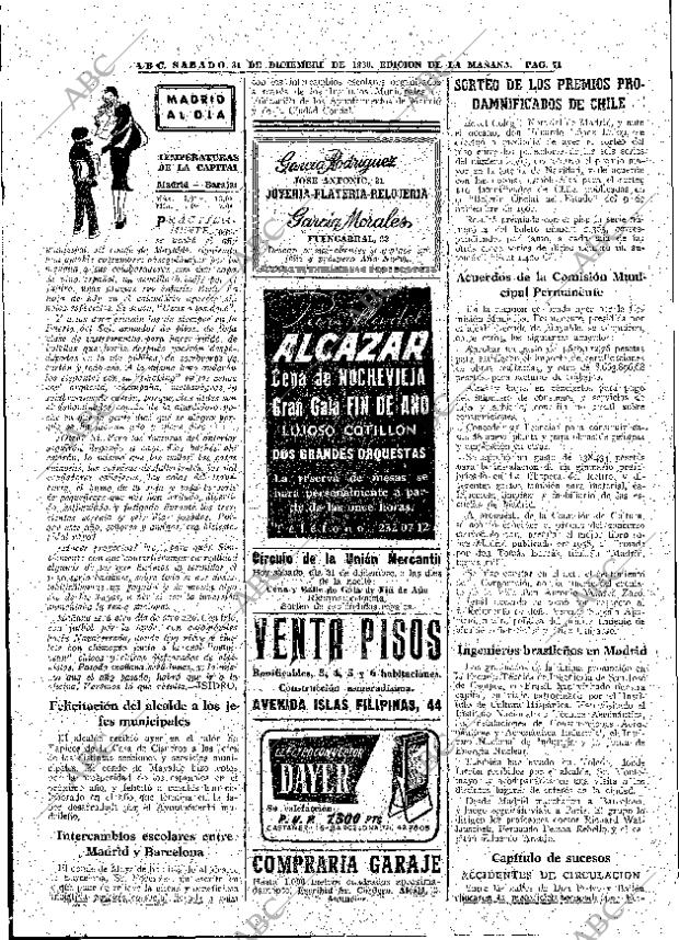 ABC MADRID 31-12-1960 página 71