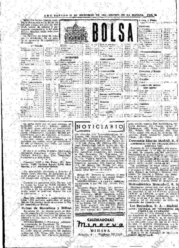ABC MADRID 31-12-1960 página 75