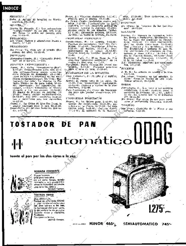 BLANCO Y NEGRO MADRID 31-12-1960 página 6