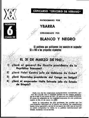 BLANCO Y NEGRO MADRID 31-12-1960 página 64