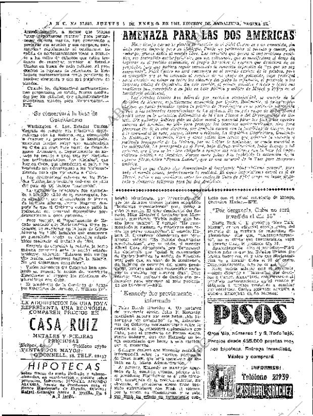 ABC SEVILLA 05-01-1961 página 25