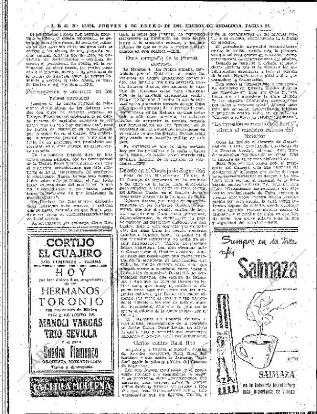ABC SEVILLA 05-01-1961 página 26
