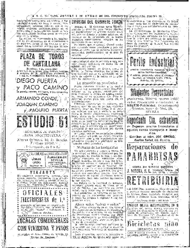 ABC SEVILLA 05-01-1961 página 32