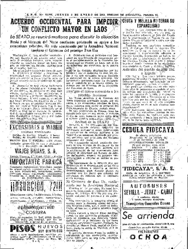 ABC SEVILLA 05-01-1961 página 33